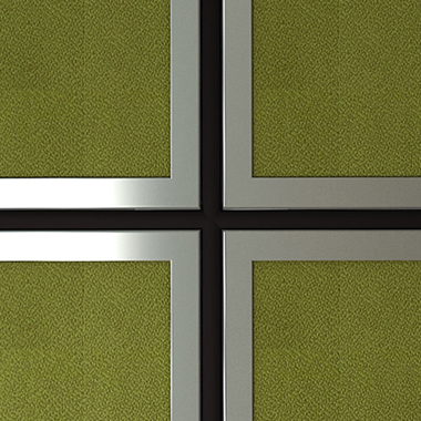 GLASS-partition- fabric tile