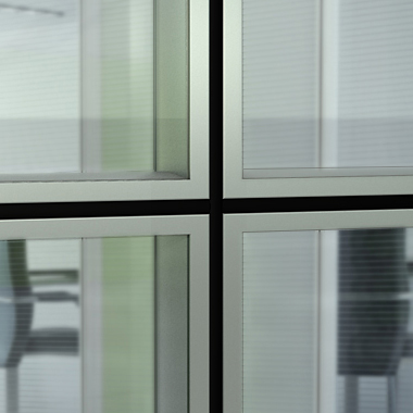 GLASS-partition-double glass tile