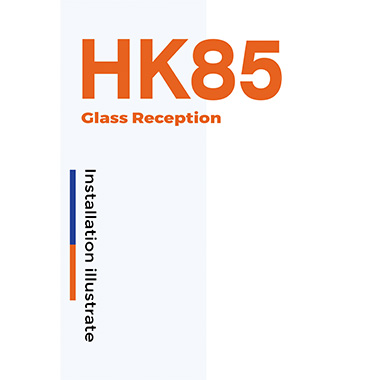 HK85 reception desk installation instructions