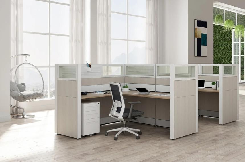 modular office table-t10 private cubicle