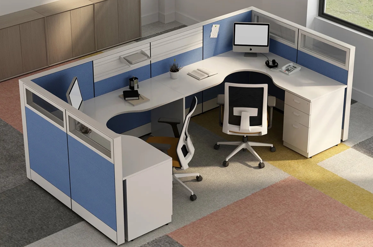 office-person-workstation-u-shaped-partition