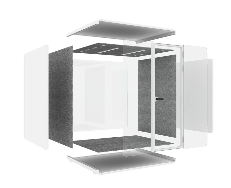 M&W-Office-Pod-SL-Size-product-disassembly-diagram